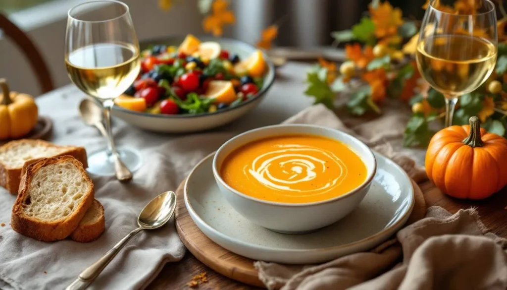 what to serve with butternut squash soup